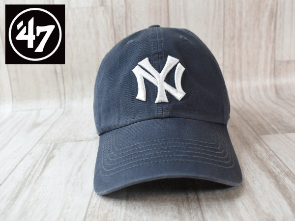1円スタート!【未使用品】(XL - 60cm) 47 BRAND MLB COOPERSTOWN NY YANKEES ヤンキース キャップ 帽子 USモデル C161