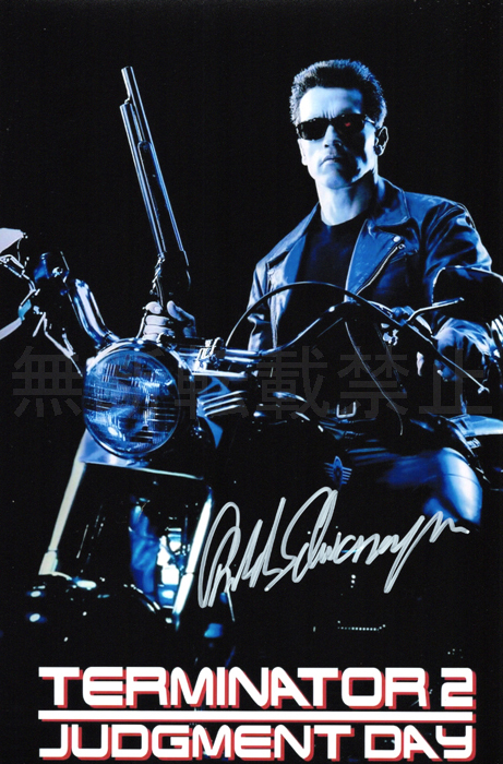 ☆SALE☆ アーノルド?シュワルツェネッガー 直筆サインフォト ターミネーター Arnold Schwarzenegger