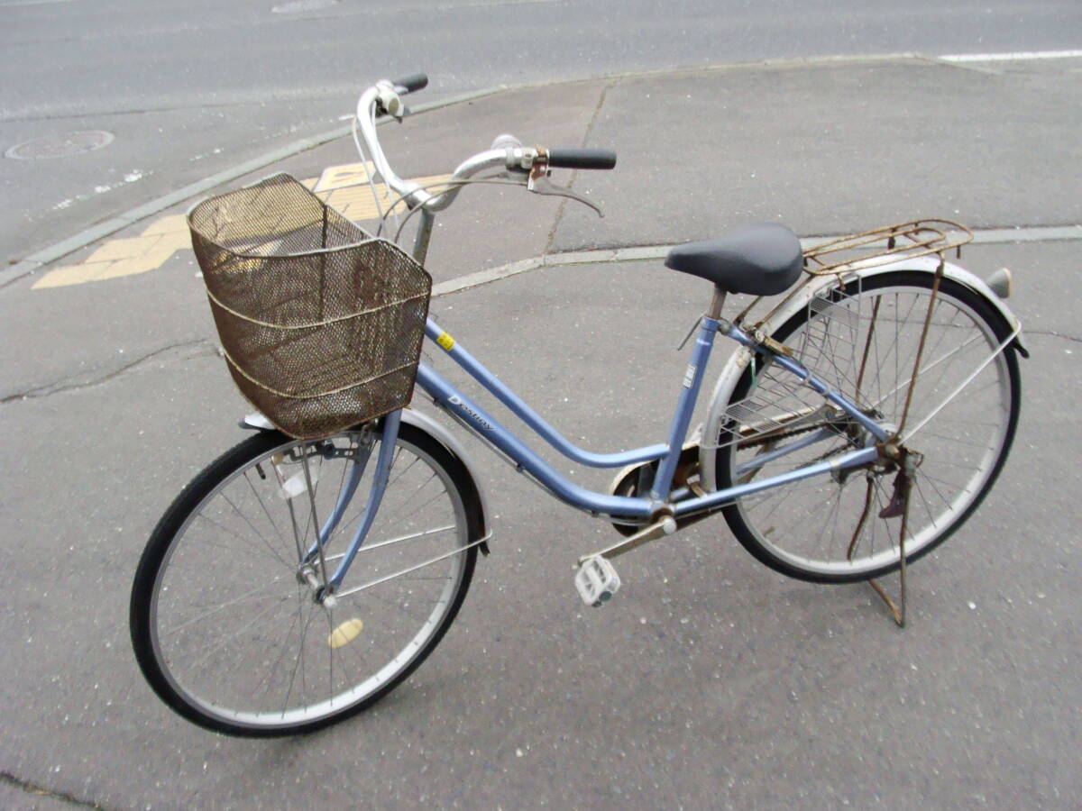 中古自転車　ママチャリ?。玻顶ぅ螗痢?nèi)裝3段　八戸市で引き渡し　空気詰め付き