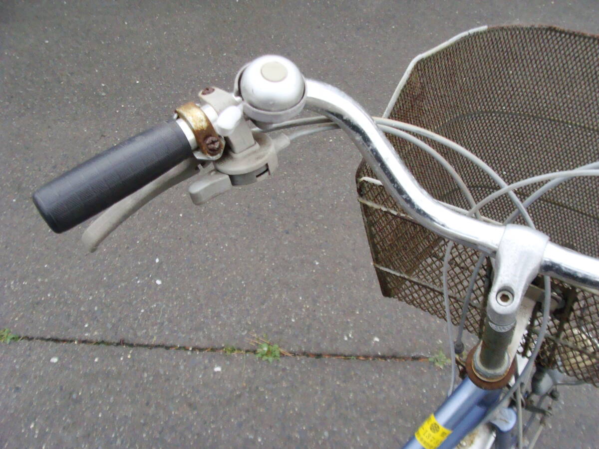 中古自転車　ママチャリ?。玻顶ぅ螗痢?nèi)裝3段　八戸市で引き渡し　空気詰め付き
