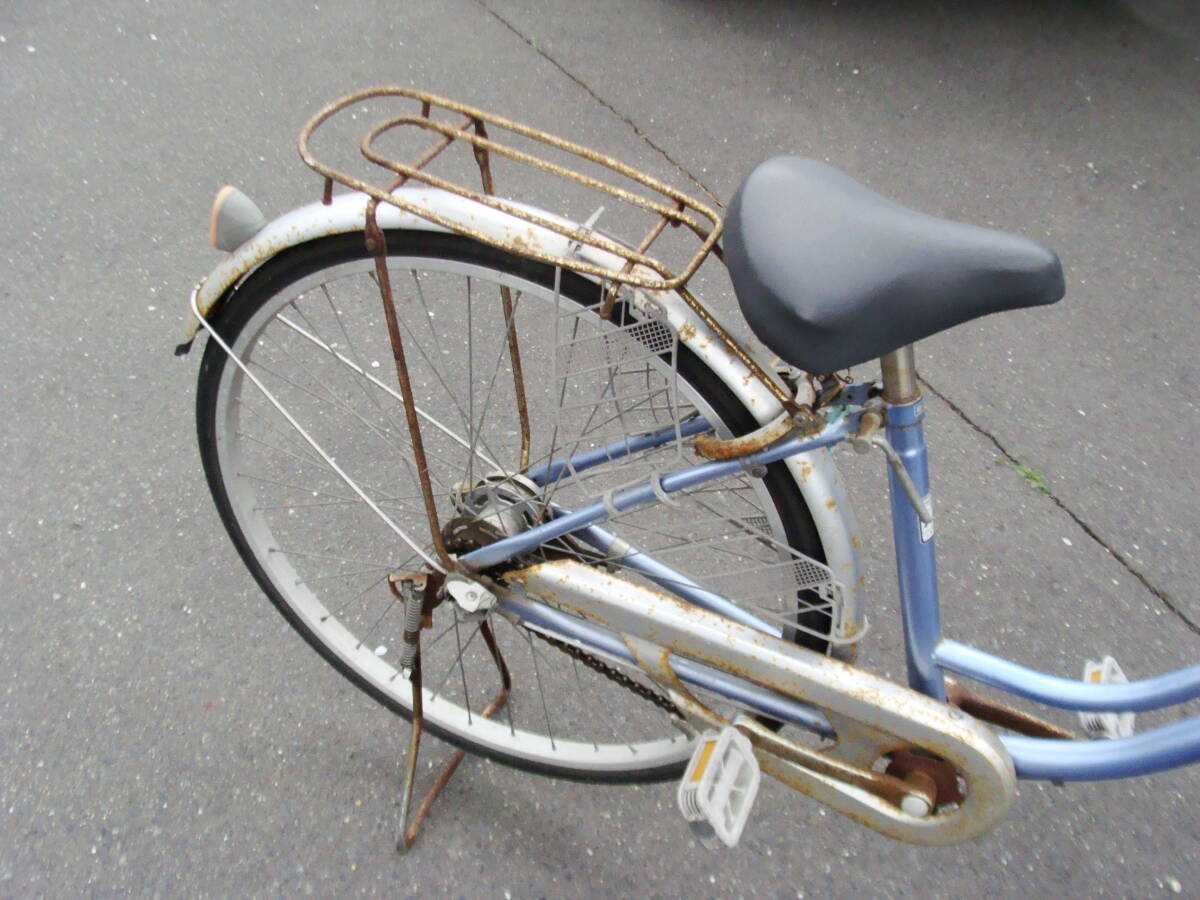 中古自転車　ママチャリ?。玻顶ぅ螗痢?nèi)裝3段　八戸市で引き渡し　空気詰め付き