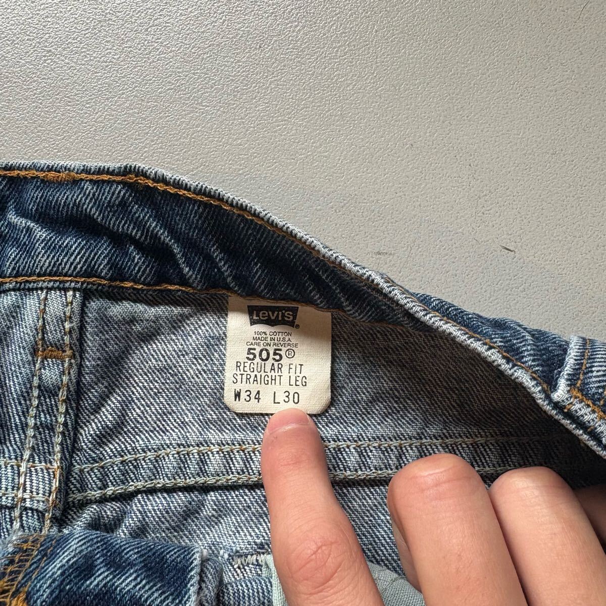 90s Levis 505 デニム パンツ 30 30 / 90年代 オールド リーバイス ジーンズ ジーパン ブルー