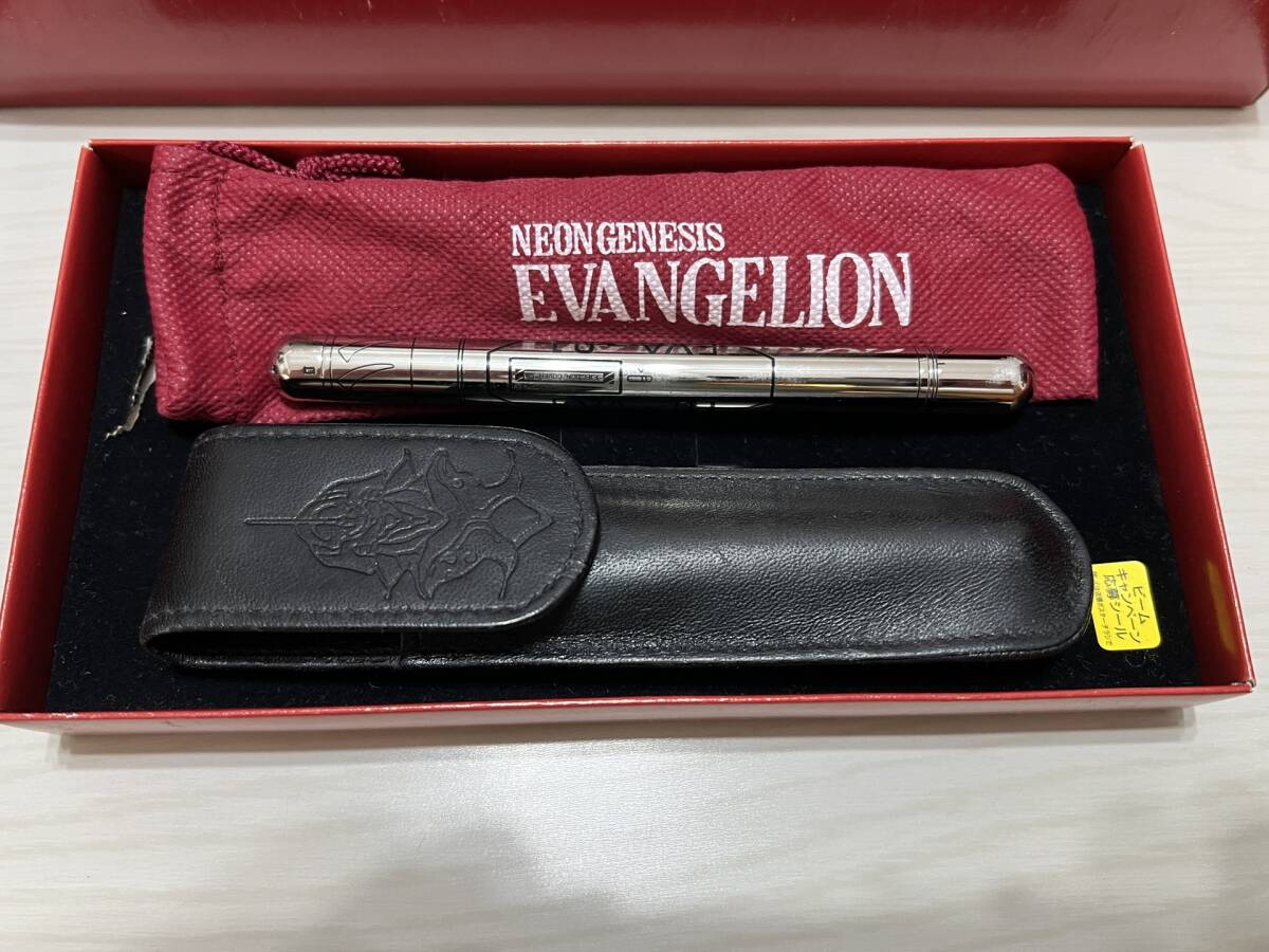 伝説のBEAM2點セット エヴァ初號機 腕時計 リストウォッチ &エントリープラグ型 ボールペン 新世紀エヴァンゲリオン ビーム シリアルNo.入
