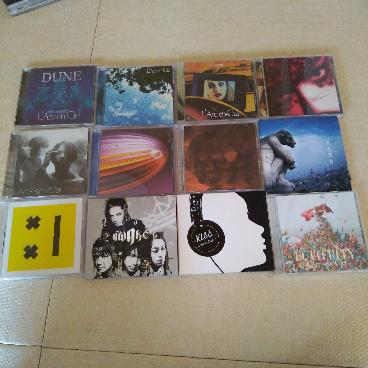 L'Arc～en～Ciel 全オリジナル アルバム 12枚 セット(DUNE,Tierra,heavenly,True,HEART,ark,ray,REAL,SMILE,AWAKE,KISS,BUTTERFLY) CD hyde_画像1