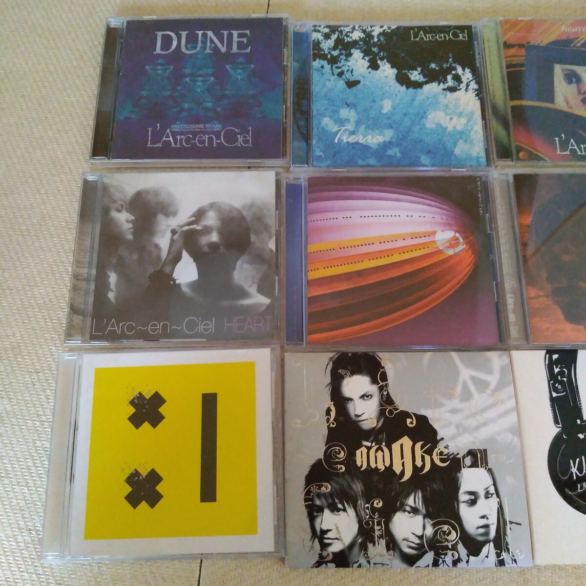 L'Arc～en～Ciel 全オリジナル アルバム 12枚 セット(DUNE,Tierra,heavenly,True,HEART,ark,ray,REAL,SMILE,AWAKE,KISS,BUTTERFLY) CD hyde_画像2