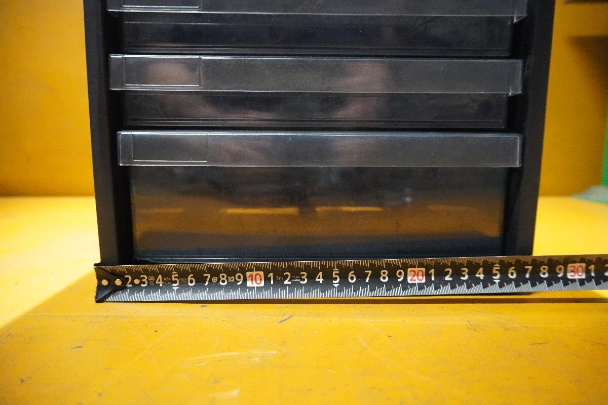 【メーカー不明】レターケース■パーツケース■4段■W275×D335×H255㎜■中古