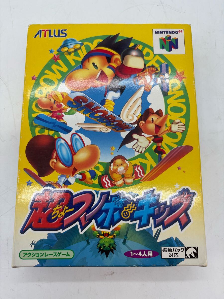 超スノボキッズ ニンテンドー64 ゲーム ソフト 箱付き 説明書