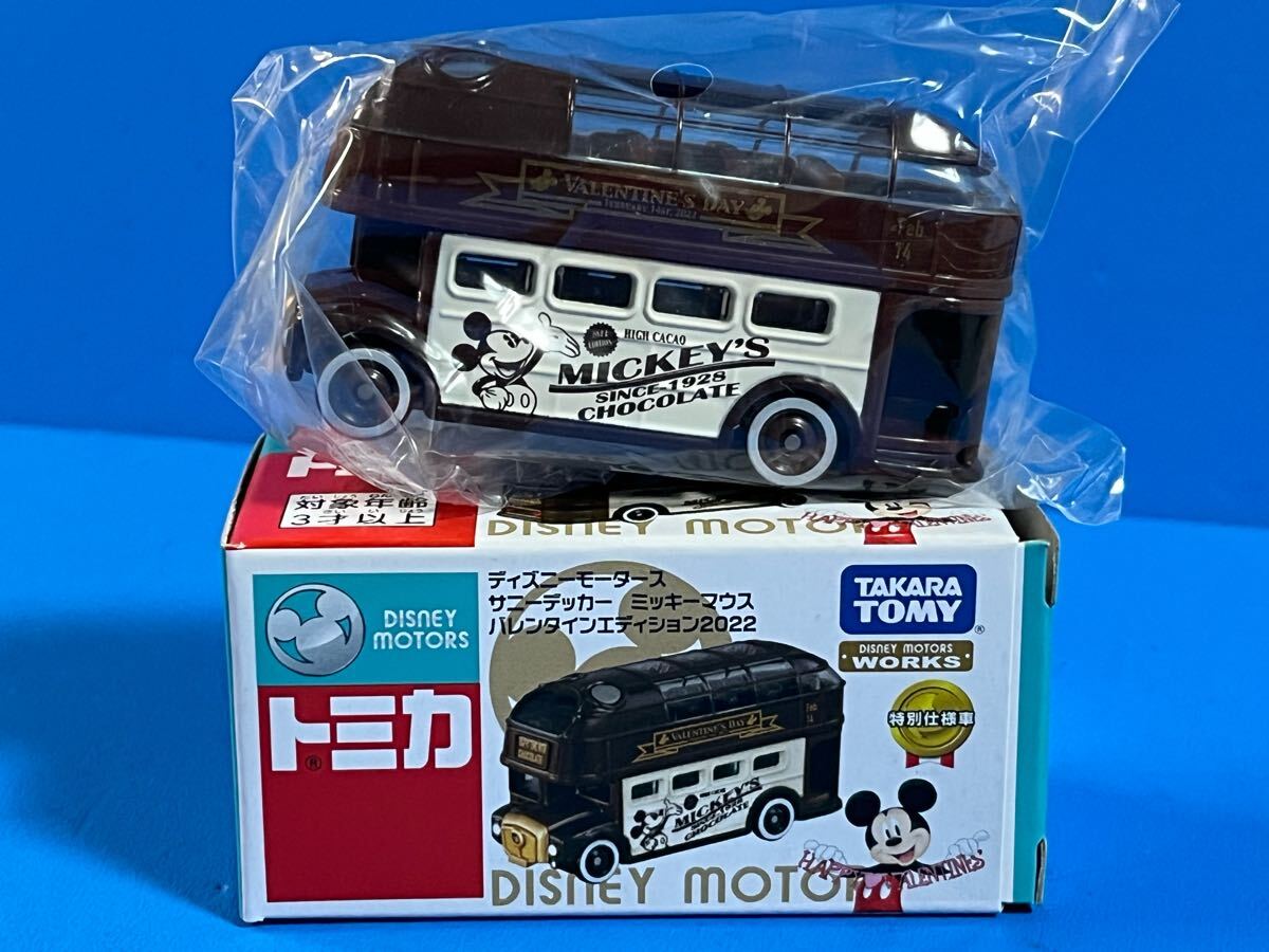 ◆送料無料 / 絶販トミカ / ディズニーモータース / 特別仕様車 / サニーデッカー / ミッキーマウス / バレンタインエディション 2022_画像1