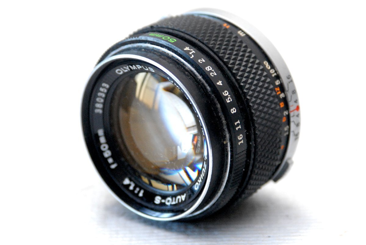 OLYMPUS オリンパス 純正 G.ZUIKO 50mm 高級(jí)単焦點(diǎn)レンズ 1:1.4 希少品