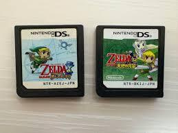 a DS ゼルダの伝説 夢幻の砂時計 大地の汽笛　２本セット　ソフトのみ