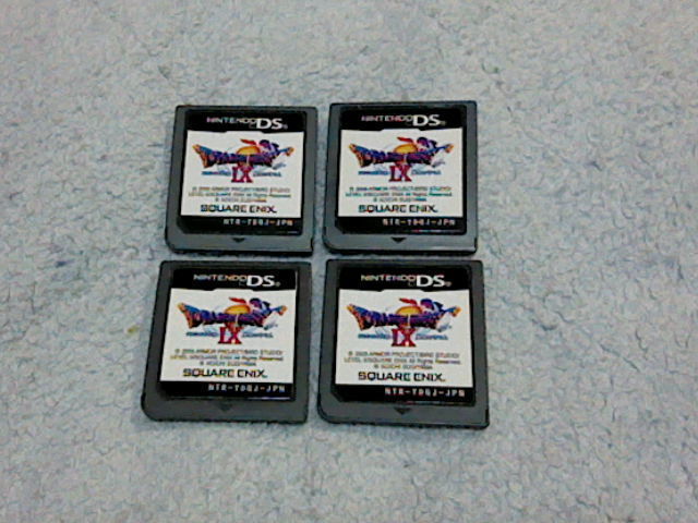 a DS　ドラゴンクエストIX 星空の守り人 ソフトのみ４本セット 
