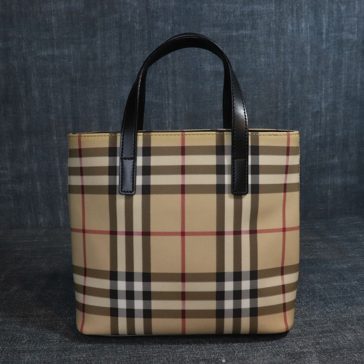 【公式ショップ】 1円スタート Burberry London ノバチェック PVC ミニバッグ バッグ