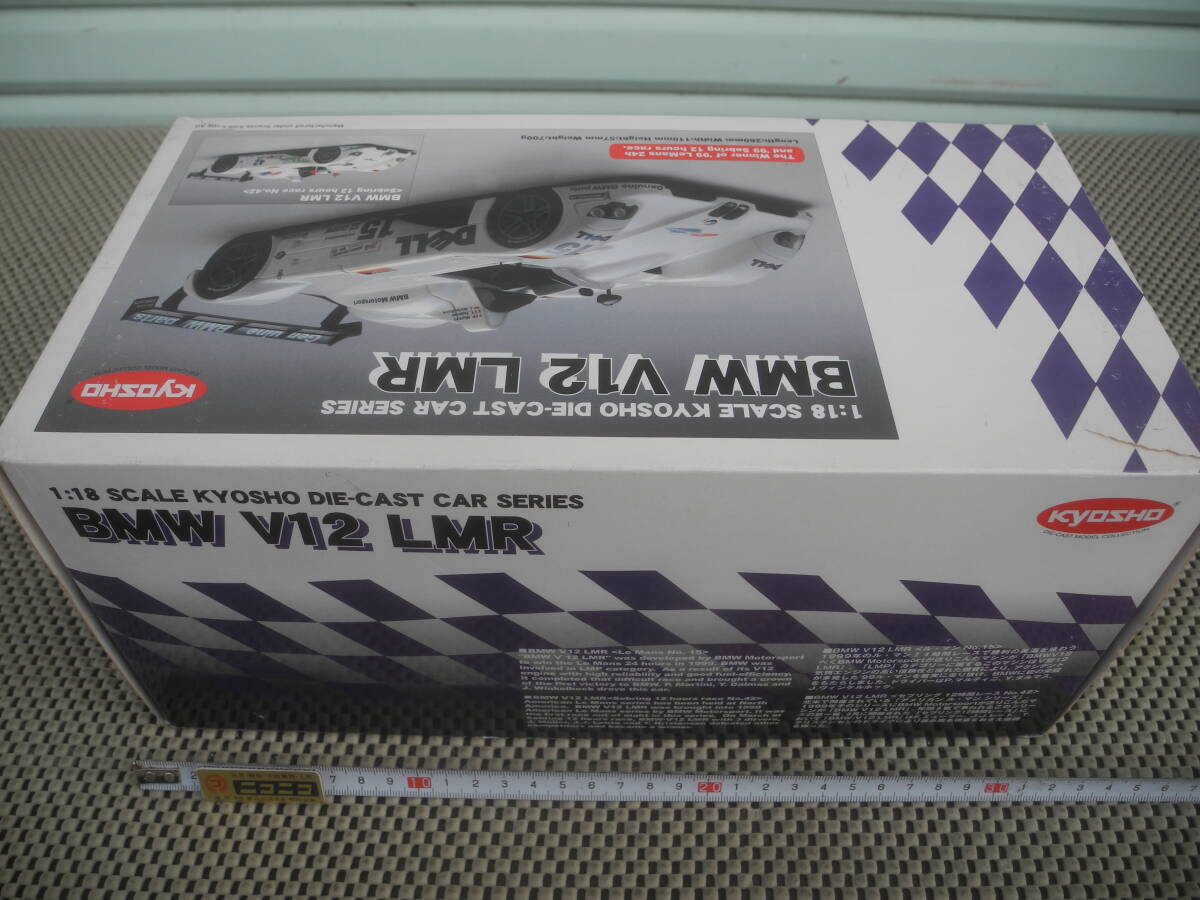 【新品未開封】KYOSHO 京商 1/18 BMW V12 LMR LeMans 24H 1999 #15 08532A ミニカー