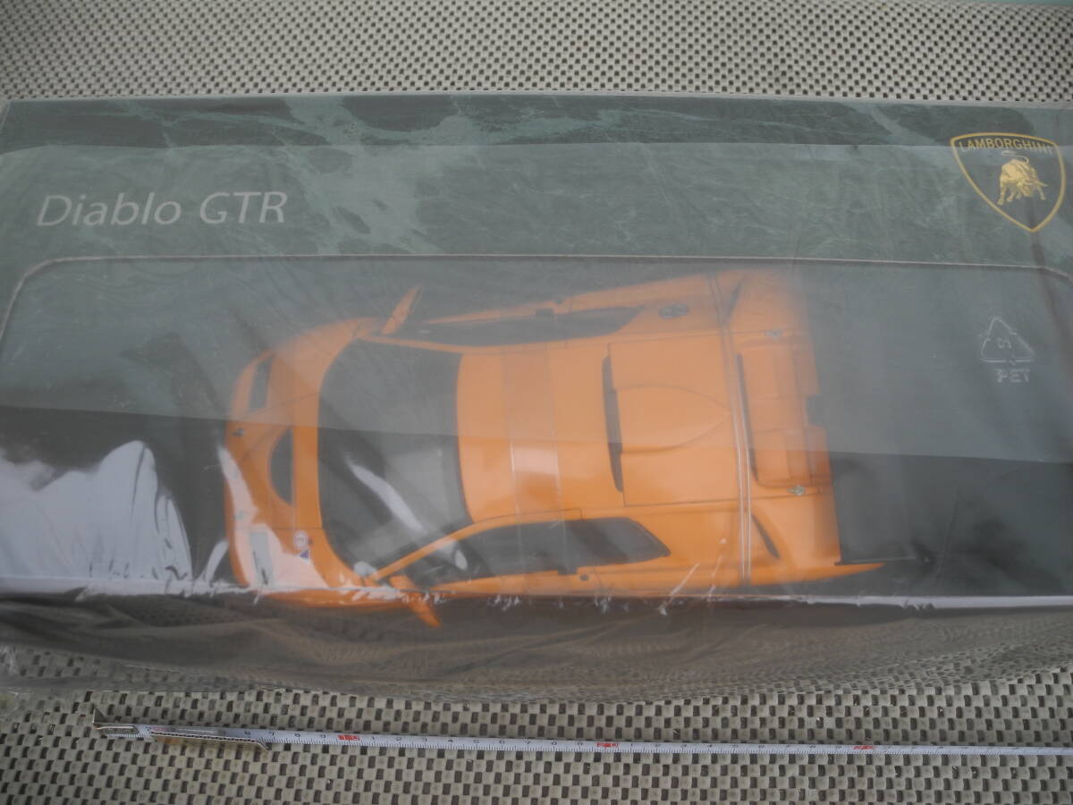 【新品未開封】オートアート 1/18 2001 ランボルギーニ ディアブロ GTR オレンジ Lamborghini Diablo Autoart 74523 ミニカー