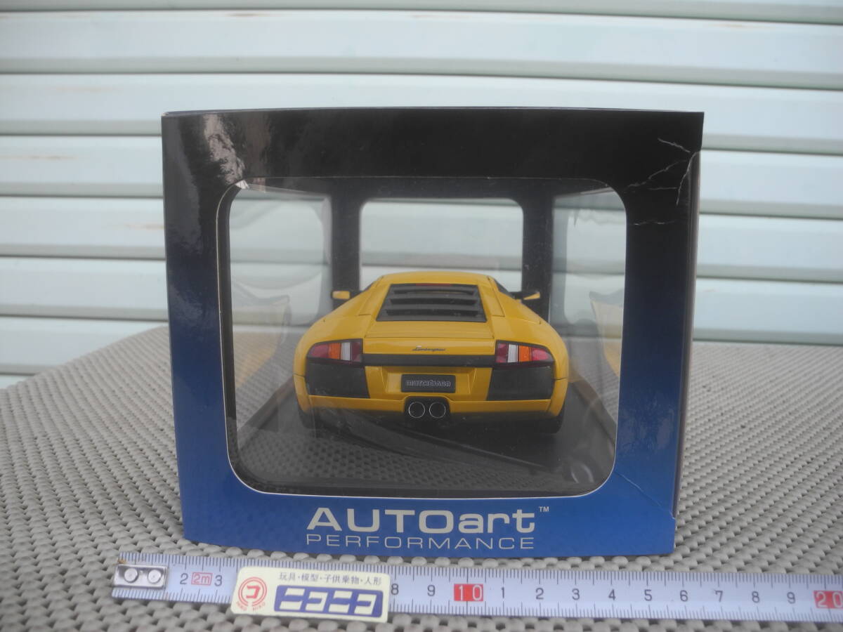 [ новый товар нераспечатанный ]AUTOart Lamborghini Murcielago Auto Art 1/18 Lamborghini Murcielago [ желтый ] 38009