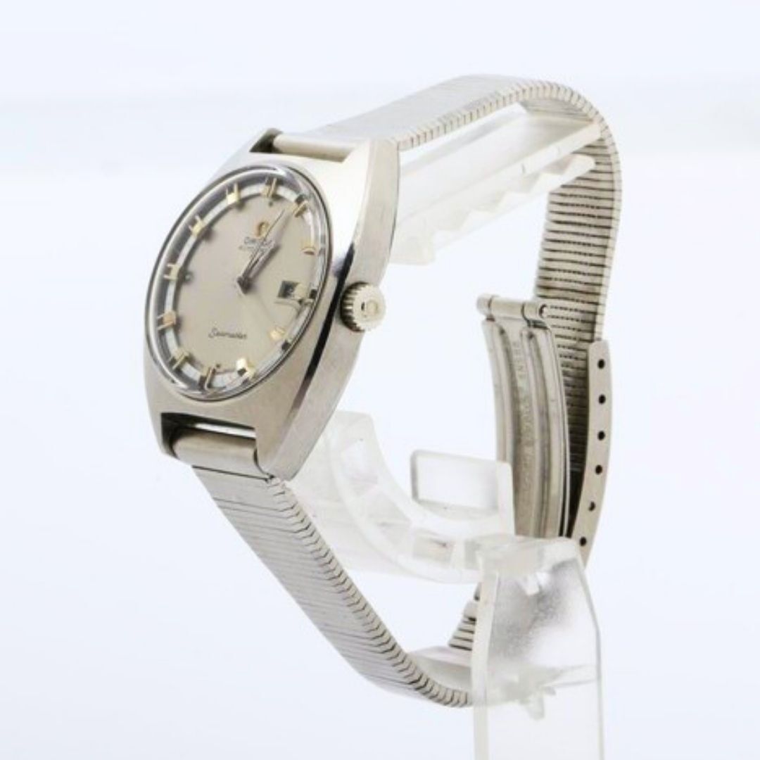 【可動品】OMEGA オメガ SEAMASTER シーマスター 腕時計 文字盤 シルバー色 自動巻き レディース 送料無料