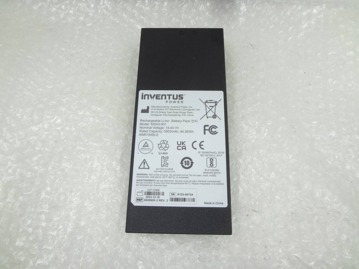 ★INVENTUS　GE醫(yī)療用バッテリー　50043-001　5900ｍAh　84.96Wh　14.4V　未テストジャンク品