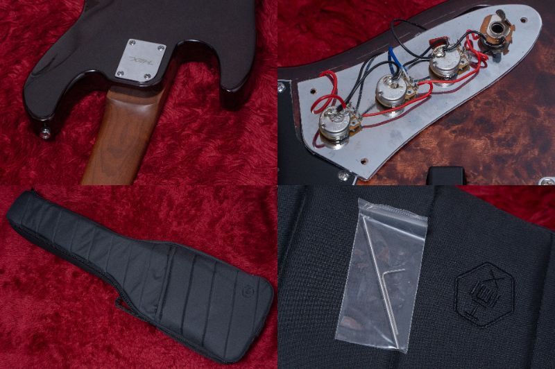 [new]HEX Guitars / B365 Tranceparent Brown Burst