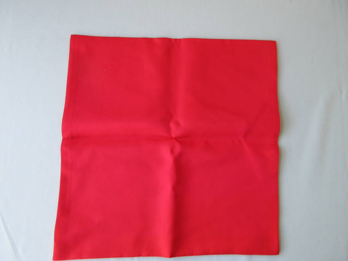 【赤　帛紗】「徳斎」＆【薄若　帛紗】「徳齊」塩瀬地　　未使用品　美品　化粧箱入　茶道具