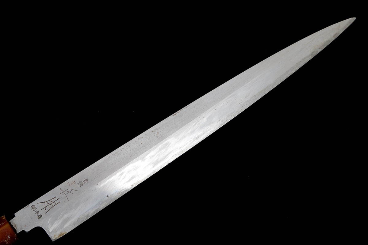 并品｜正本総本店 柳刃包丁 霞 尺一 樸柄 KN02-B1046-2L1C