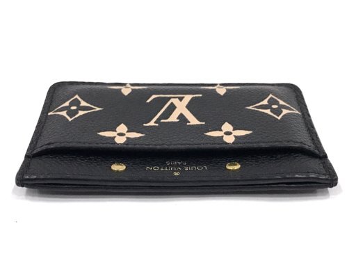 1円 ルイヴィトン カードケース モノグラム アンプラント ポルト カルト?サーンプル M81022 ブラック LOUIS VUITTON