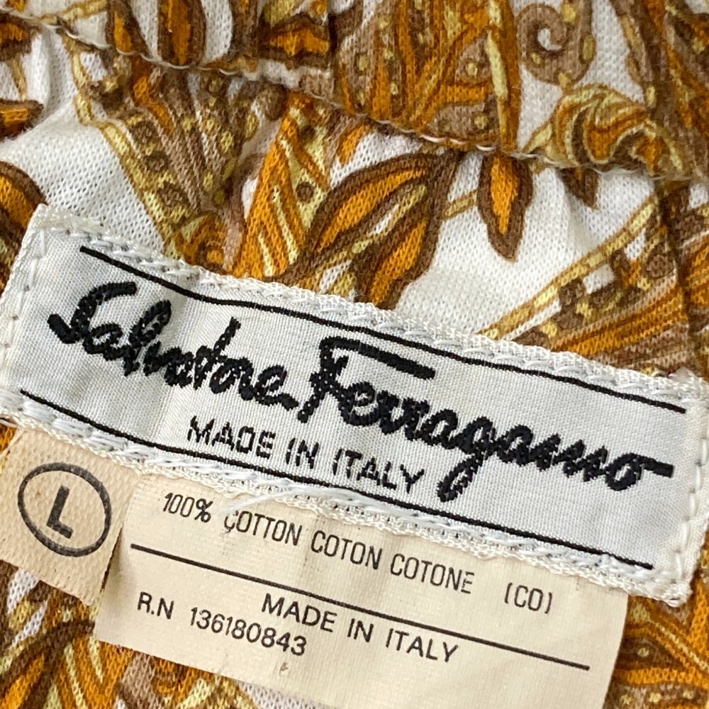 Salvatore Ferragamo Salvatore Ferragamo юбка леопардовая расцветка оттенок белого L [240101424688] женский 