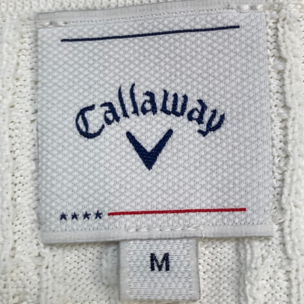 CALLAWAY SELECT キャロウェイ セレクト ニットベスト ホワイト系 M [240101216882] ゴルフウェア メンズ