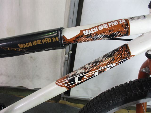 E274★23800円★　ミニベロ中古自転車(chē) ＧＴ【24インチ 　白　シングル】 入札お待ちしております(*^▽^*)