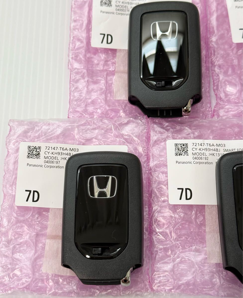 5 шт. комплект новый товар не использовался оригинальный HONDA Honda "умный" ключ 4 кнопка T6A-M03 дистанционный ключ дистанционный пульт CY-KH93H4BJ Odyssey Freed Step WGN 