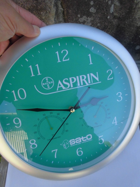 佐藤制薬 サトちゃん クロック　濕度　溫度　31㎝ほど