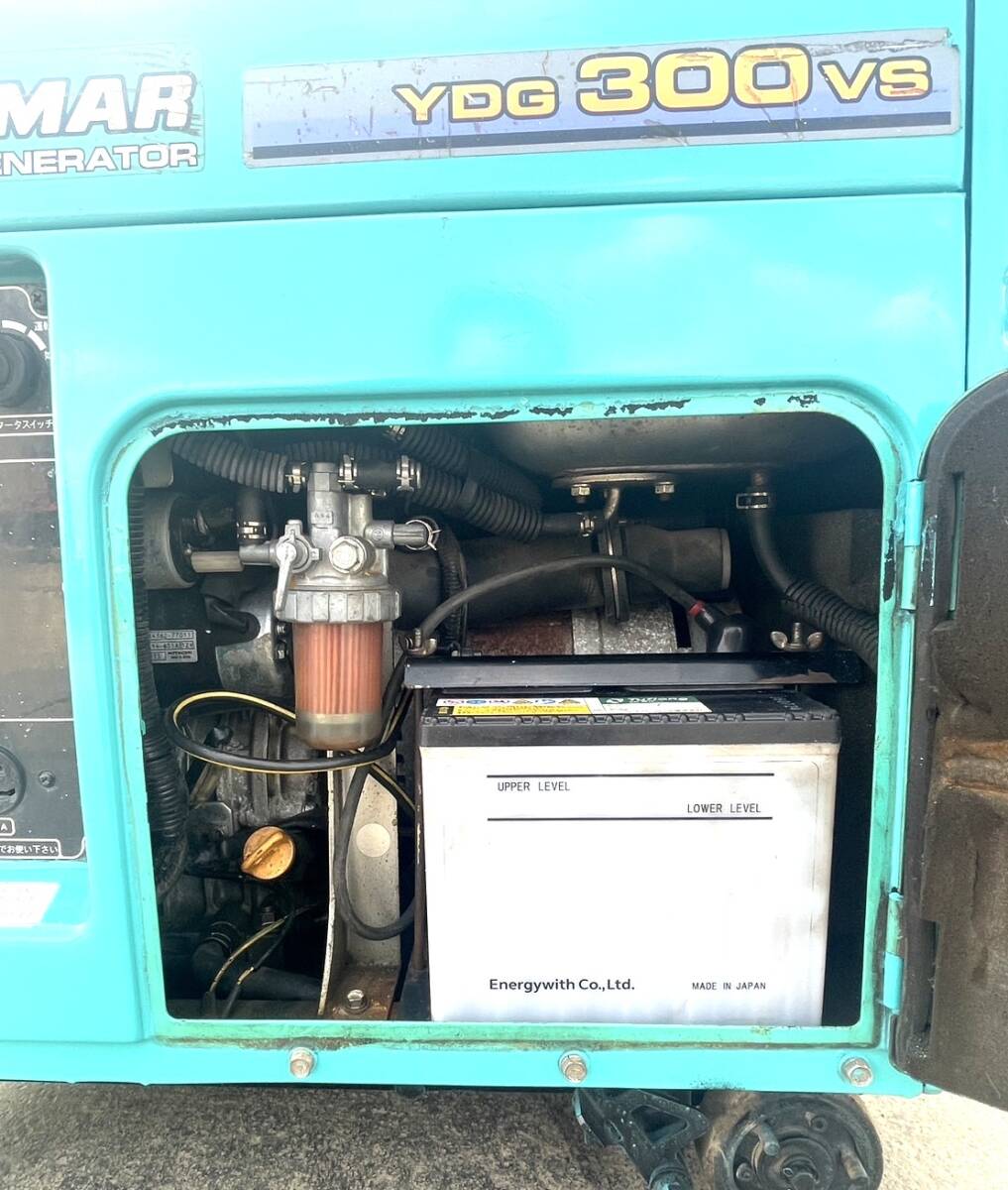  Yanmar /YANMAR воздушное охлаждение дизель генератор YDG300VS 60HZ часомер 1710H AC100V 30A 15A[NO.315]