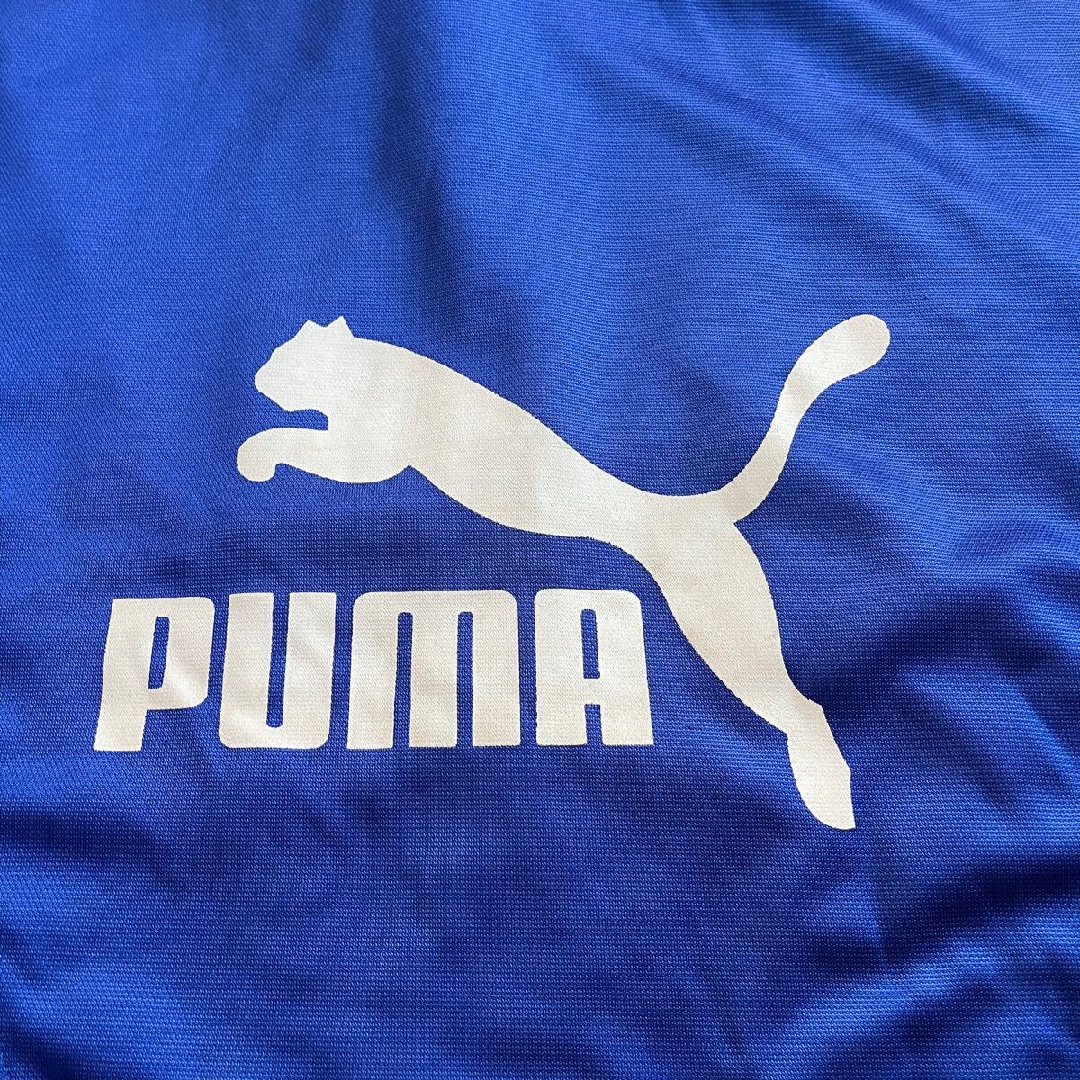 90年代 PUMA トラックジャケット 同型 横浜フリューゲルス使用 プーマ ジャージ ジャケット サッカー ウェア バックプリント_画像5