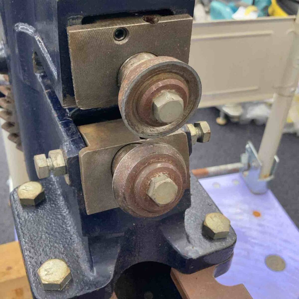 【現(xiàn)狀品店頭受取り限定】メーカー不明 板金加工機(jī) 切斷 サークルシャー【柏店】