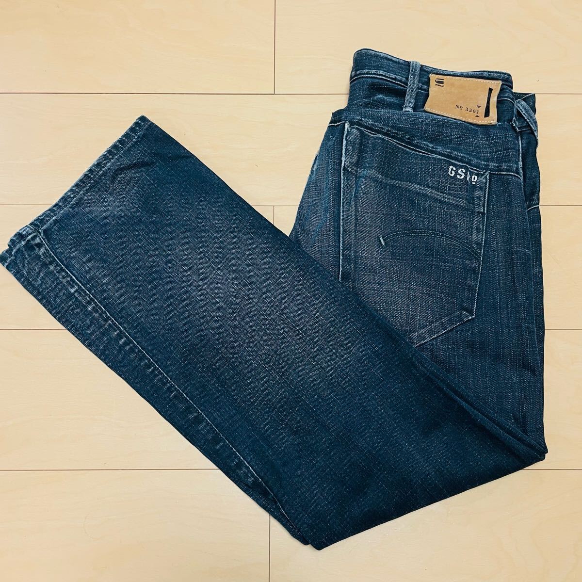 G-STARRAW ジースターロウ　デニムパンツ　ジーンズ　古著　ブラック　メンズ　L相當