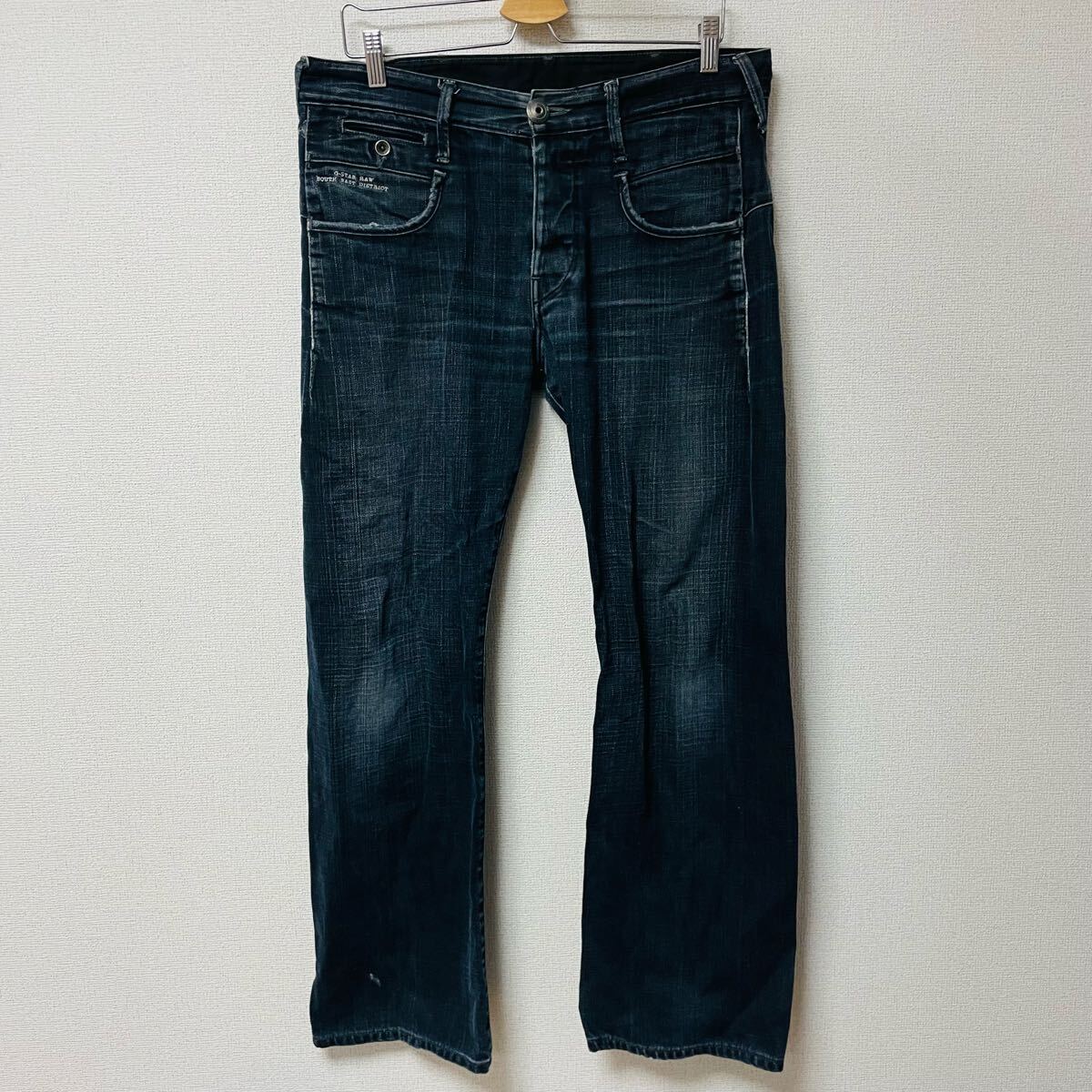 G-STARRAW ジースターロウ　デニムパンツ　ジーンズ　古著　ブラック　メンズ　L相當