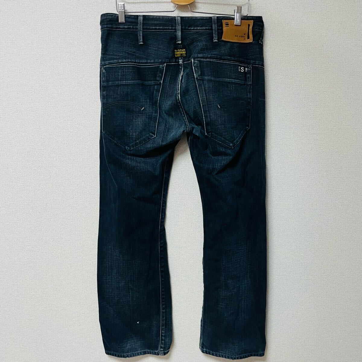 G-STARRAW ジースターロウ　デニムパンツ　ジーンズ　古著　ブラック　メンズ　L相當
