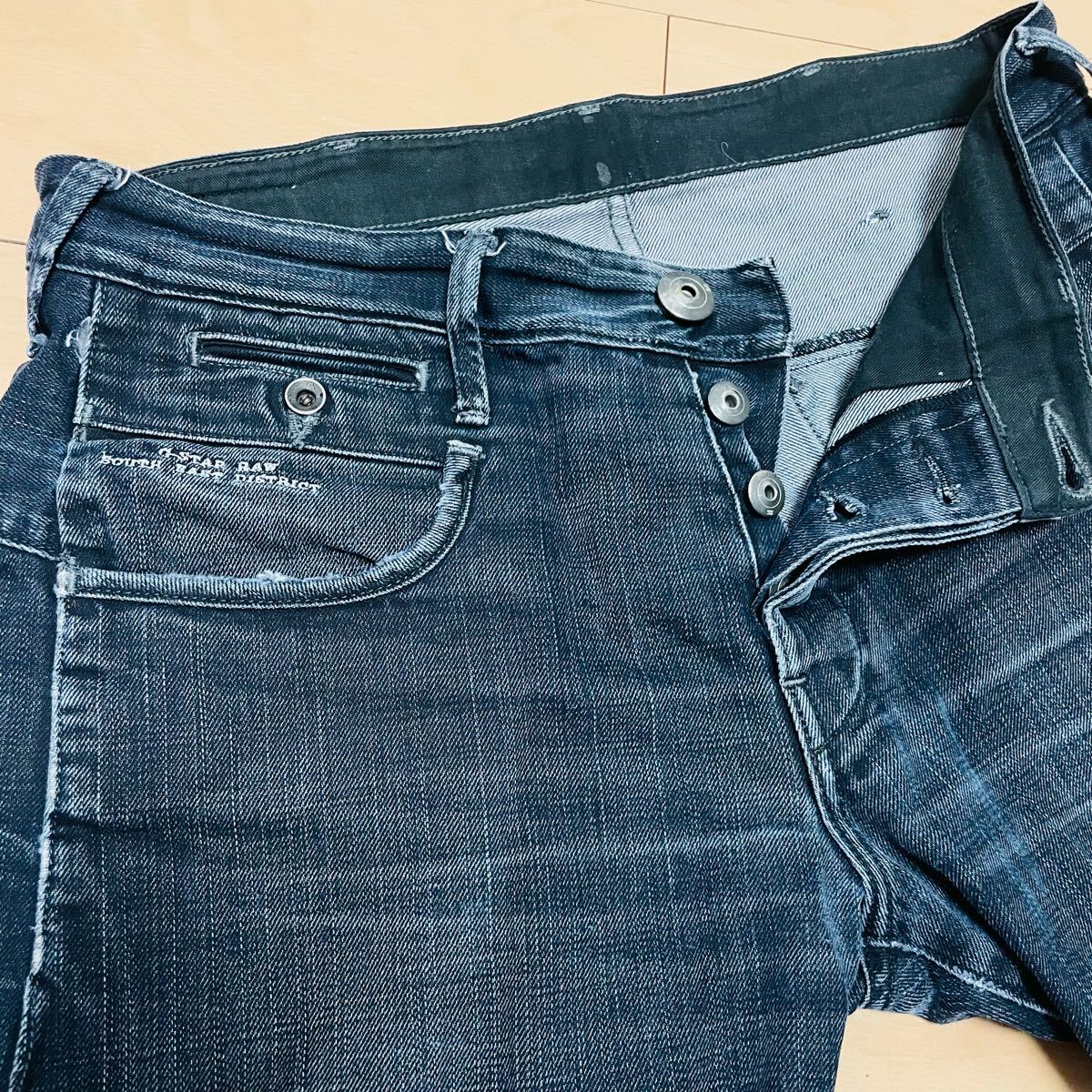 G-STARRAW ジースターロウ　デニムパンツ　ジーンズ　古著　ブラック　メンズ　L相當