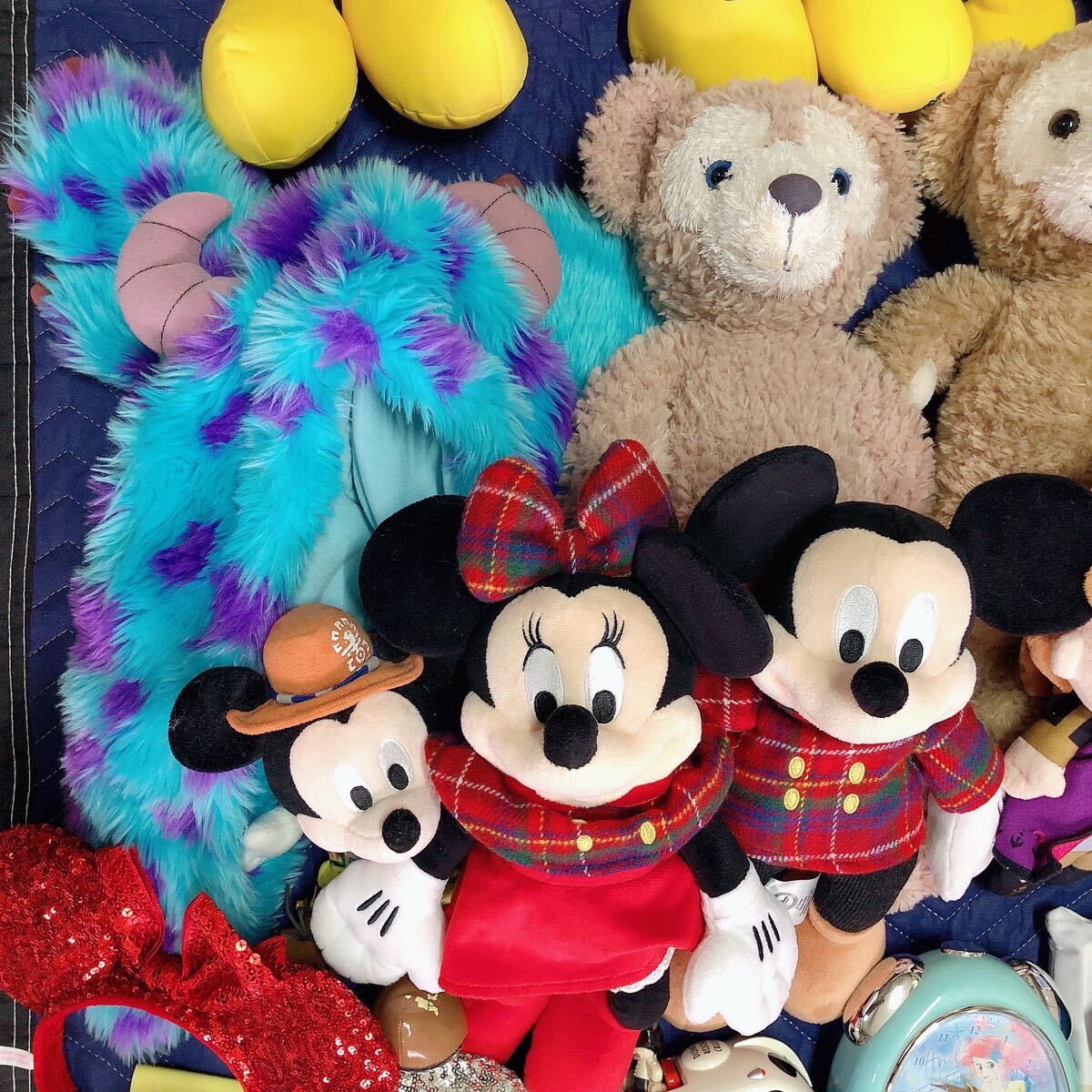 大量　まとめ売り ① ディズニー　ぬいぐるみ　カチューシャ　ダッフィー　バルーン　被り物　ミッキー　一部タグ付き　ナイトメア