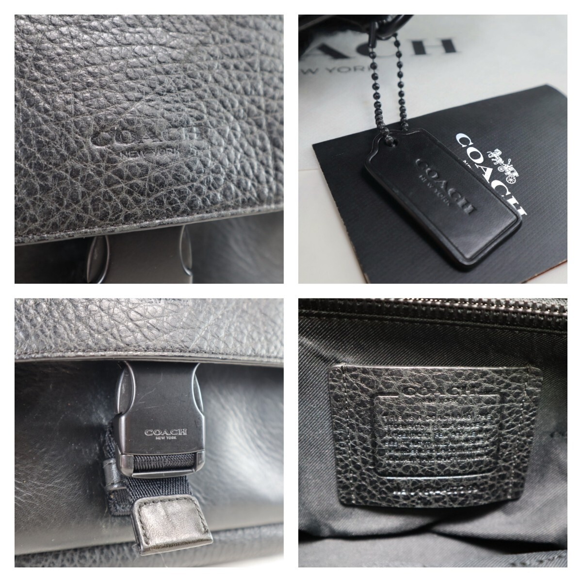近年モデル 美品 コーチ COACH メンズ マンハッタン