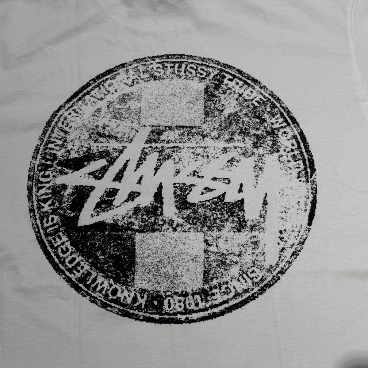 STUSSY 24ss Dot Stamp Tee Mサイズ WHITE ステューシー ドット