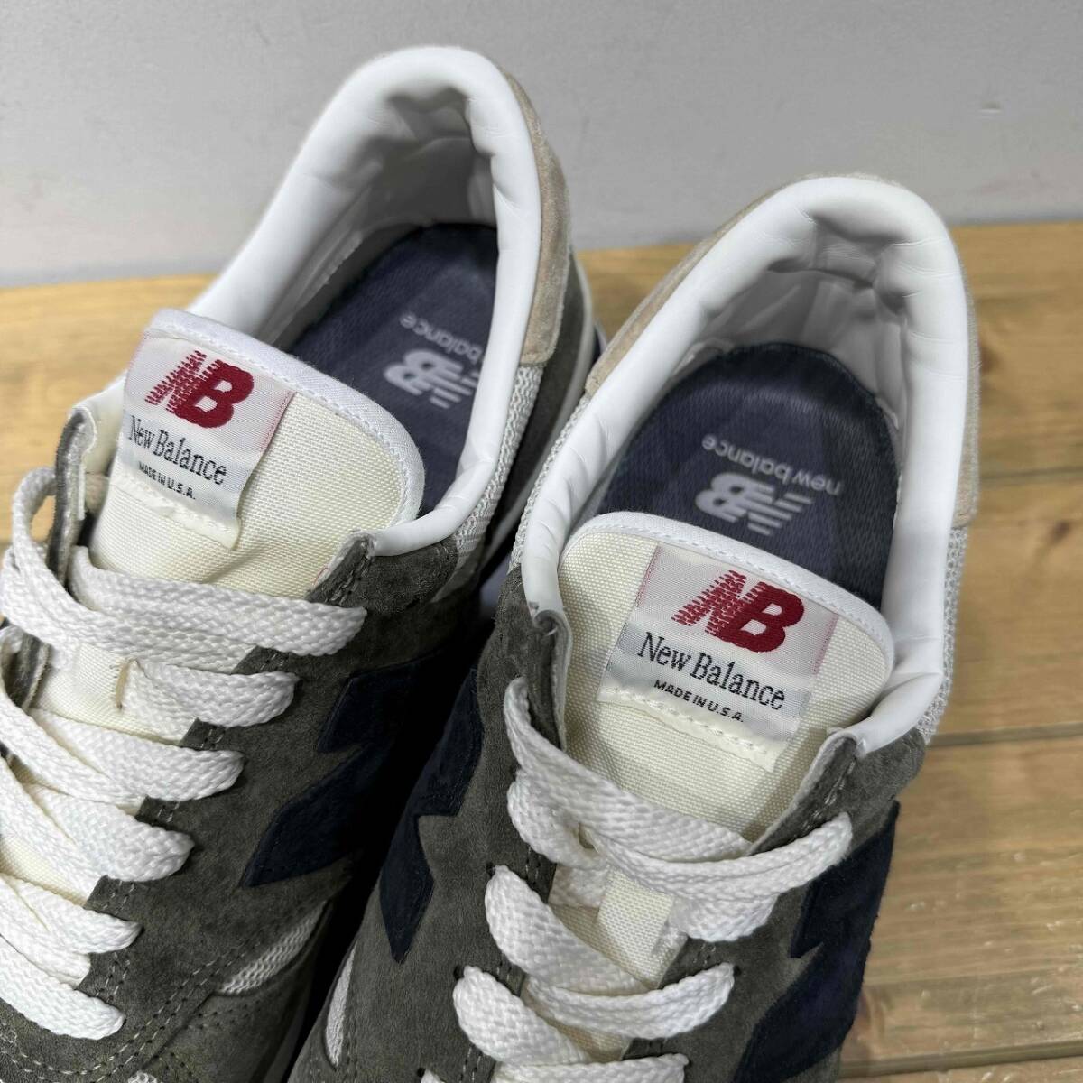 NEW BALANCE M990WG1 28.0cm ニューバランス スニーカー オリーブ _画像3