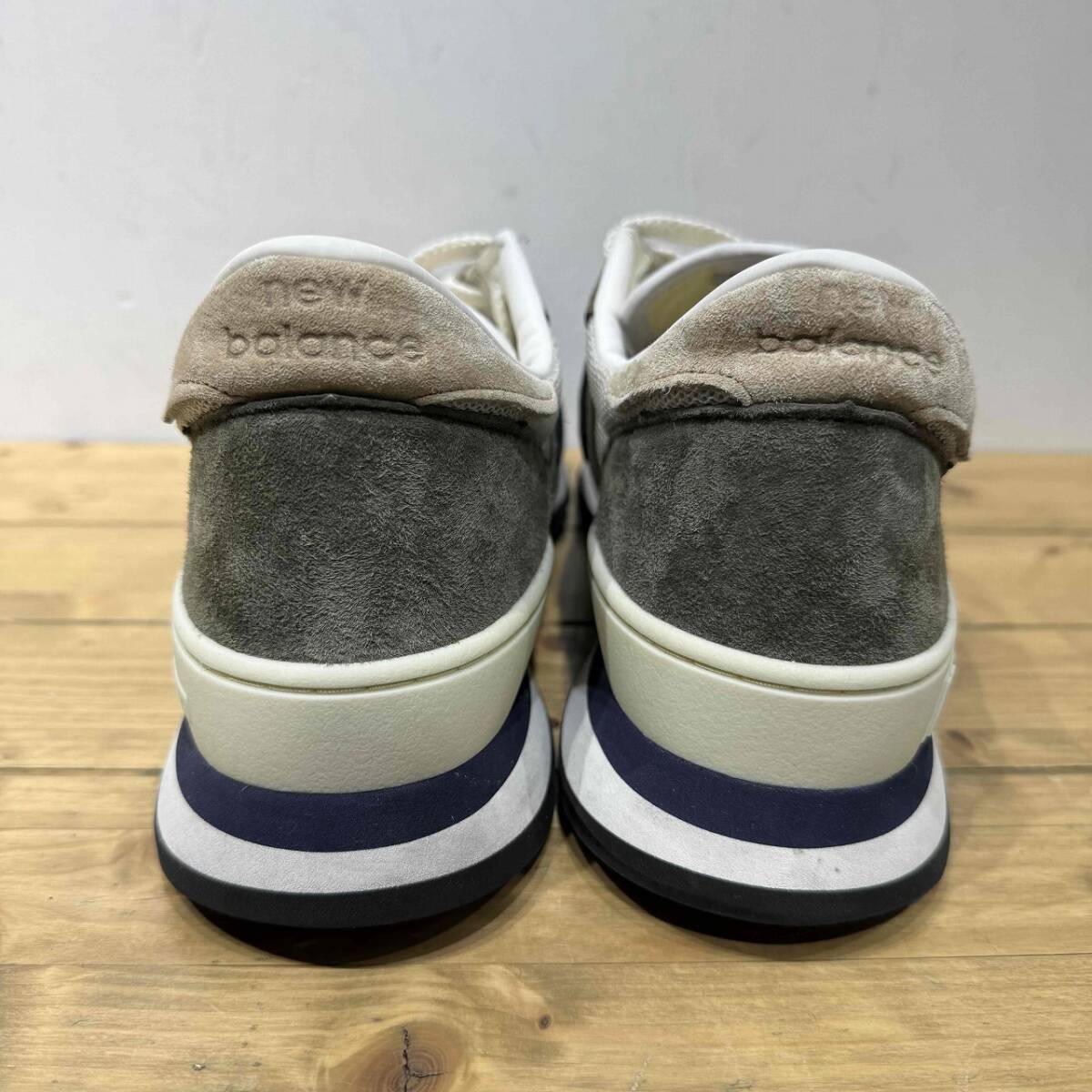 NEW BALANCE M990WG1 28.0cm ニューバランス スニーカー オリーブ _画像2