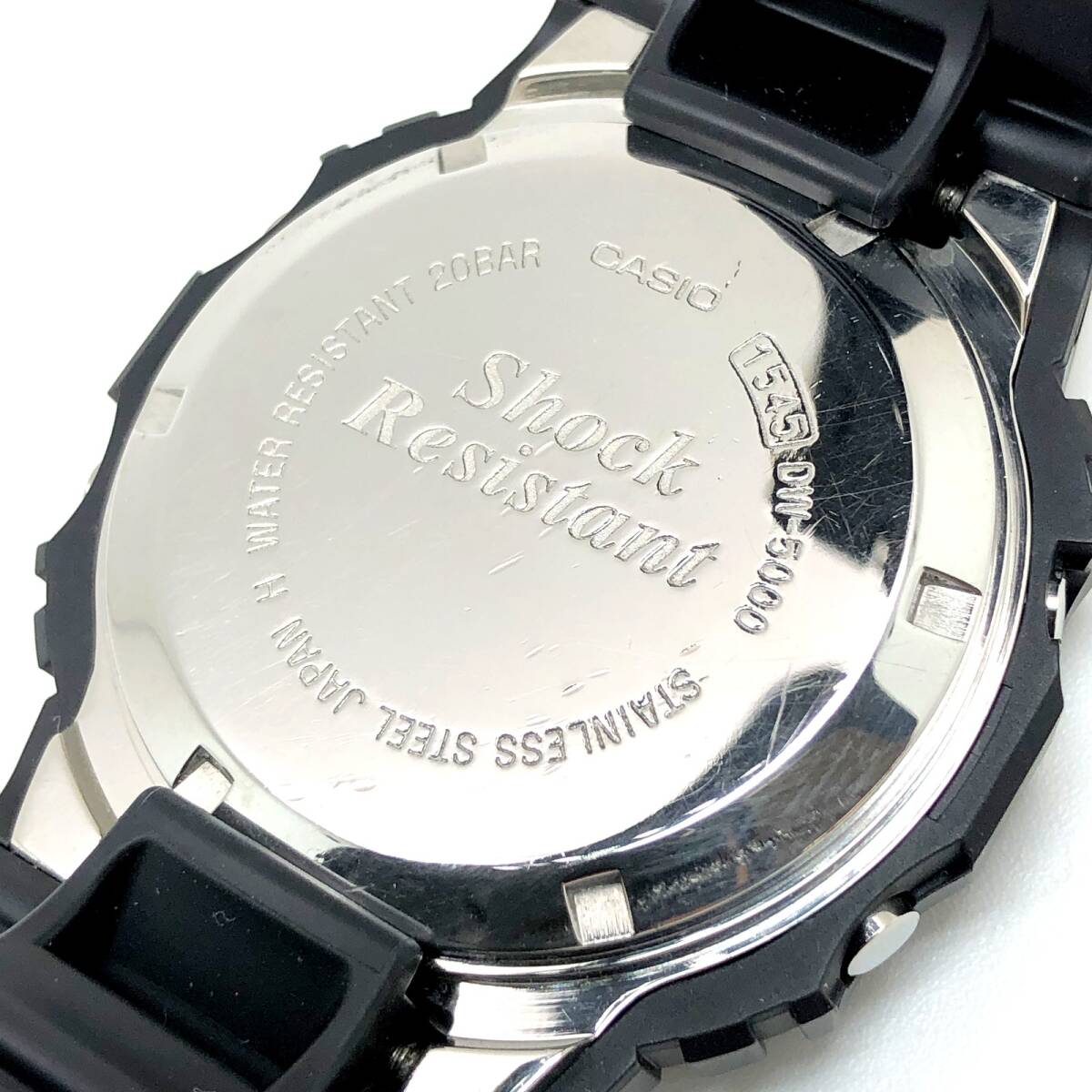 G-SHOCK ジーショック 【IT7X3Y0HQZCA】 DW-5000-1 初代復刻 初