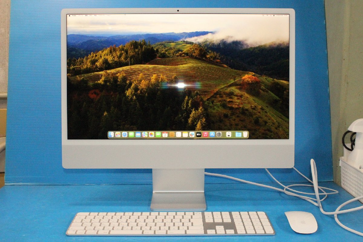 #Apple# iMac (24 дюймовый, M1, 2021) / Retina 4.5K дисплей модель / CPU M1 8 core / GPU 7 core / память 16GB / NVMe 256GB