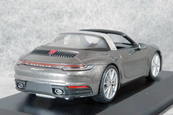● 1/43 ポルシェ 〓 911 ( 992 ) タルガ 4S / 2020年 アハート グレー メタリック 〓 PORSCHE MINICHAMPS