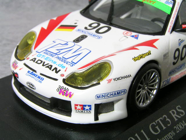 ● 1/43 ポルシェ 〓 911 ( 996 ) GT3 RS　/　バニーナ?イクス - スパ 1000km 〓 Porsche MINICHAMPS