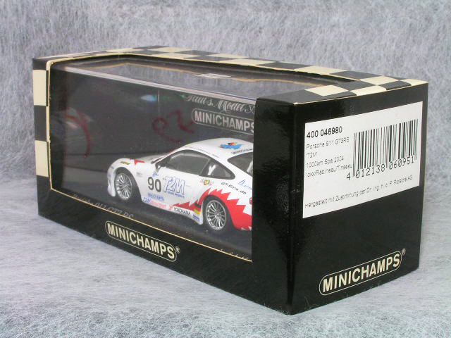 ● 1/43 ポルシェ 〓 911 ( 996 ) GT3 RS　/　バニーナ?イクス - スパ 1000km 〓 Porsche MINICHAMPS