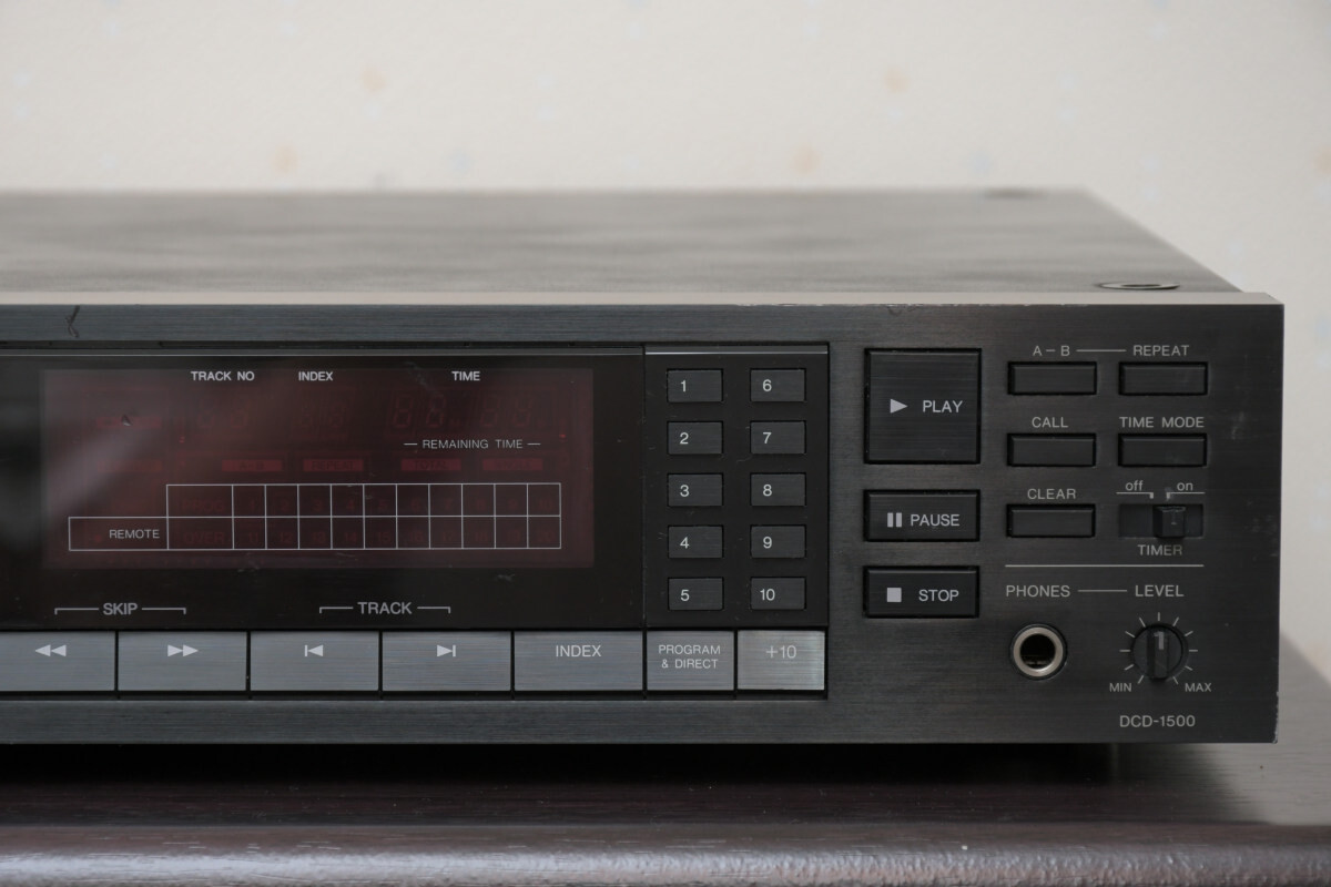 ??DENON デンオン デノン CDプレーヤー DCD-1500 動(dòng)作品！ 1985年制??