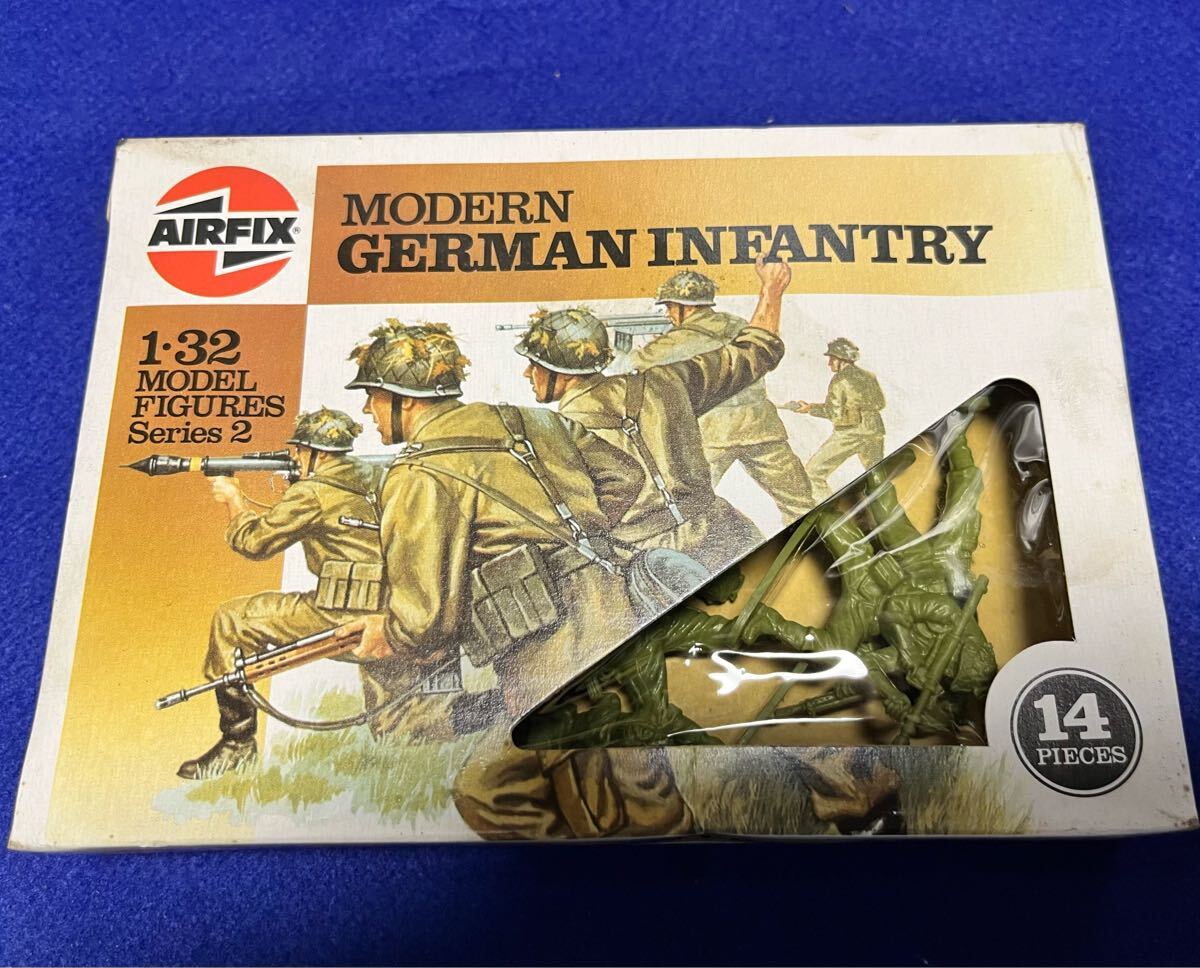 *AIRFIX 1/32 Германия . товары долгосрочного хранения *Airfix Modern German Infantry #51573 - 14 54mm figures mint in sealed box 1986