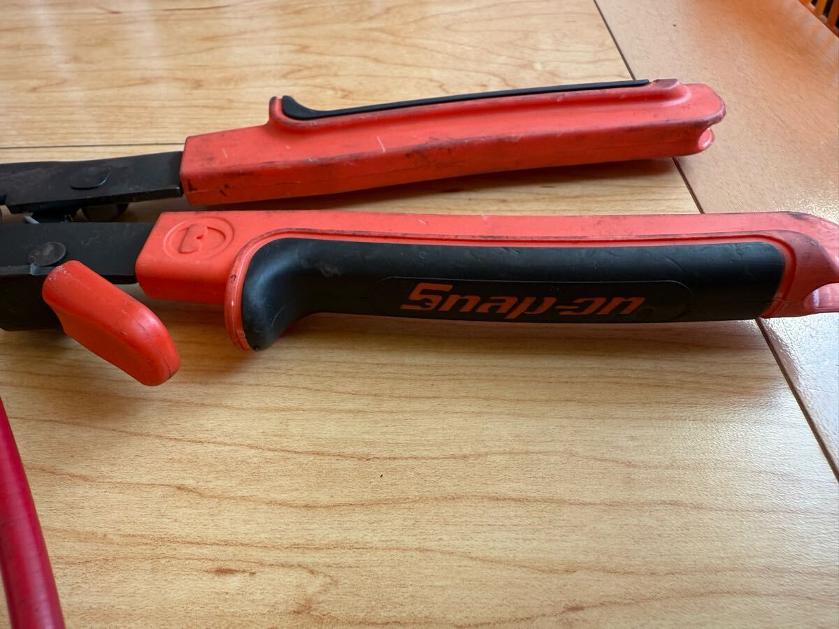新品同様！Snap-on/スナップオン リモートラチェットホースクランププライヤー(オレンジ) SHCP1B ホースバンド